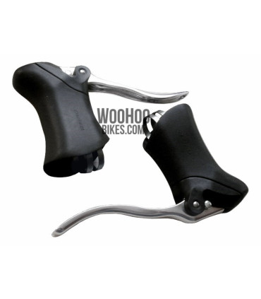 TEKTRO Aero RL-340 Road Bike Brake Levers, Silver with Black