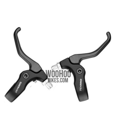 Tektro 289A Pair of Short Pull Brake Levers BMX Fixed Gear Black