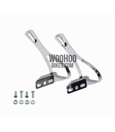 Road Racing Bike Pair of Steel Clips