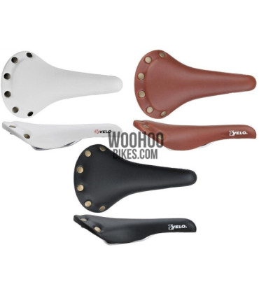 Siodełko, Siodło z Nitami VELO PROX VL-1221 Ostre Koło, Brązowe