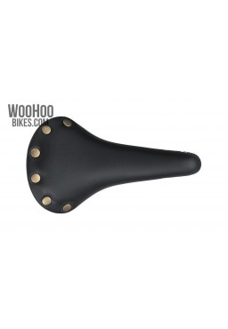 VELO PROX VL-1221 Saddle with Rivets, Fixed Gear, Black