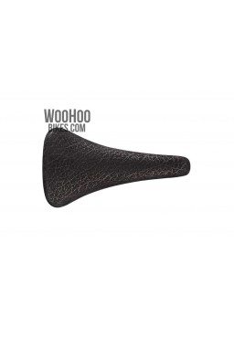 Selle San Marco Concor Supercorsa, Black Rino Leather, Road Black Bicycle Saddle