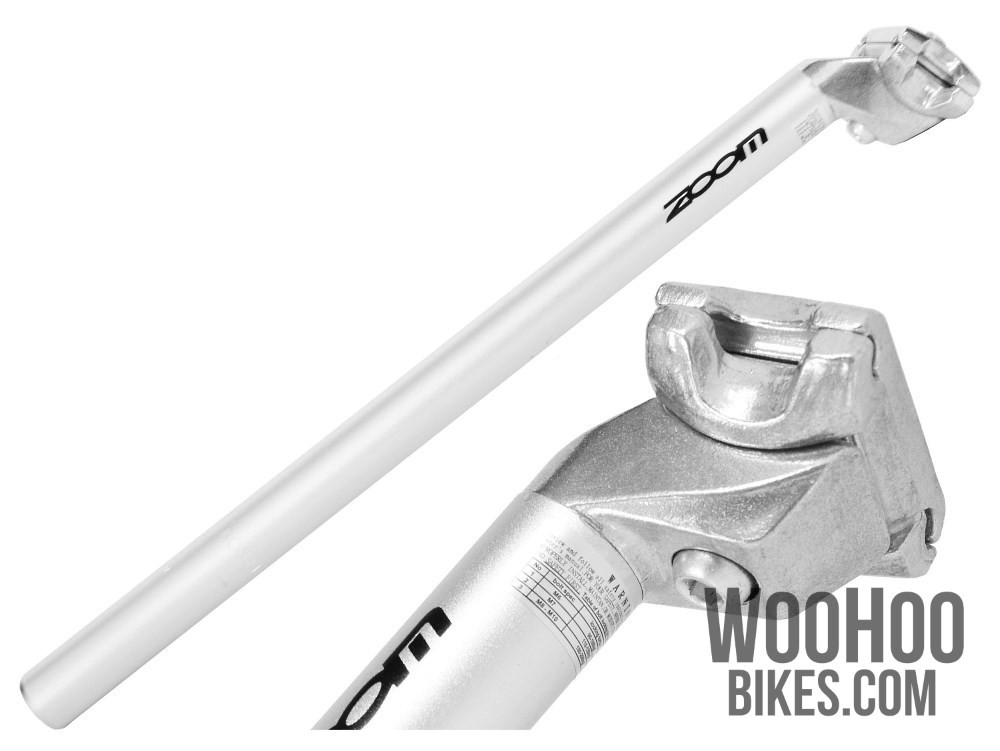 ZOOM SP-C212 Seatpost 30,4mm City Silver Gear Bike Track Fixed Fixie