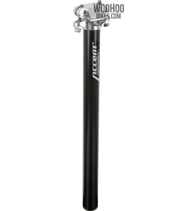 ACCENT SP-408 Bicycle Seatpost 31.8mm Black