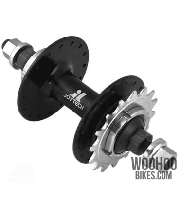 JOYTECH Front Rear Hub Set 32H Black Fixed Gear Fixie Single Speed