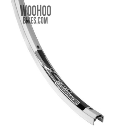 Obręcz Accent Crossracer 28'' 700C Crossowa, Trekkingowa, 32H Srebrna